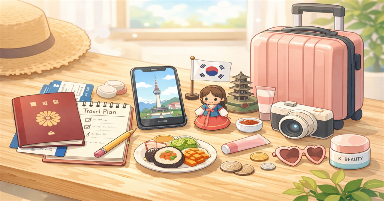 韓国旅行の準備