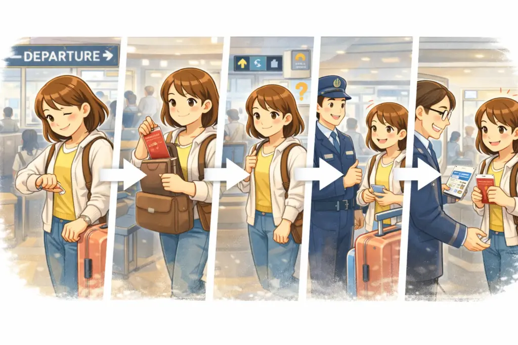 国際出発のストレスフリーガイド