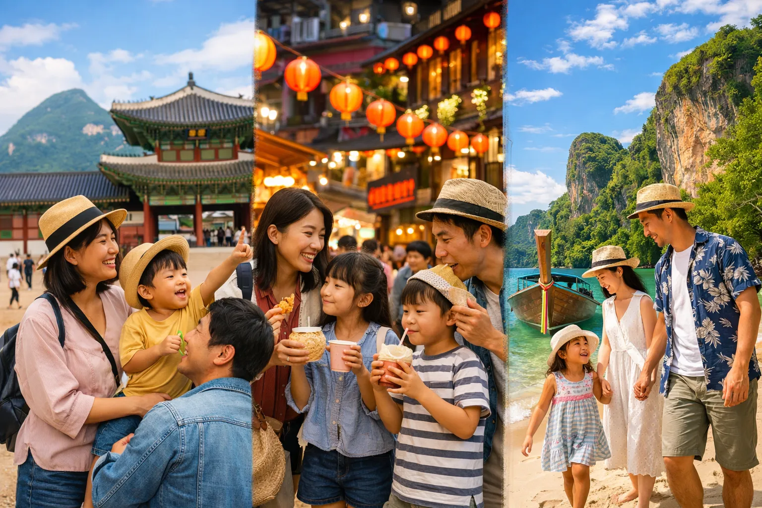 家族の海外旅行の思い出