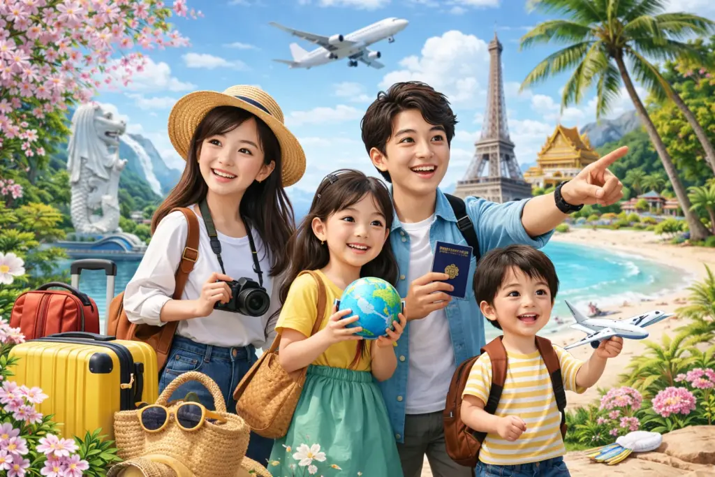 家族旅行の思い出