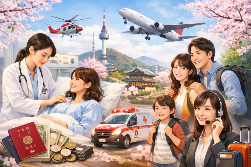 旅行保険と韓国旅行の考慮