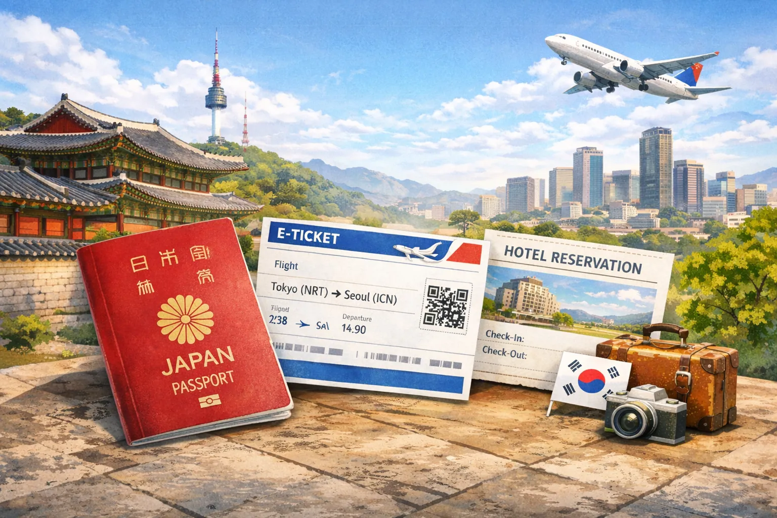 韓国旅行の準備