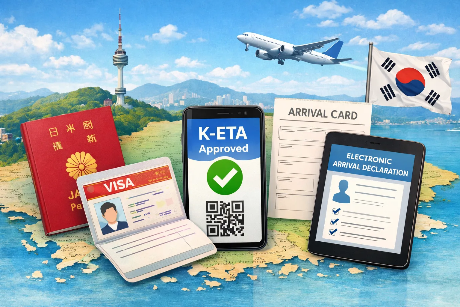 韓国旅行に必要な書類