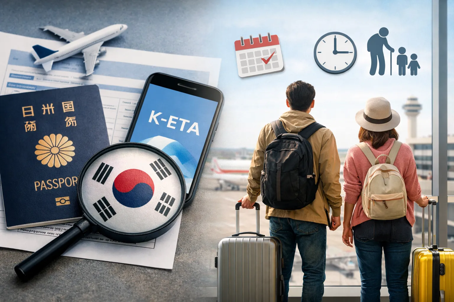 K-ETAをテーマにした旅行準備