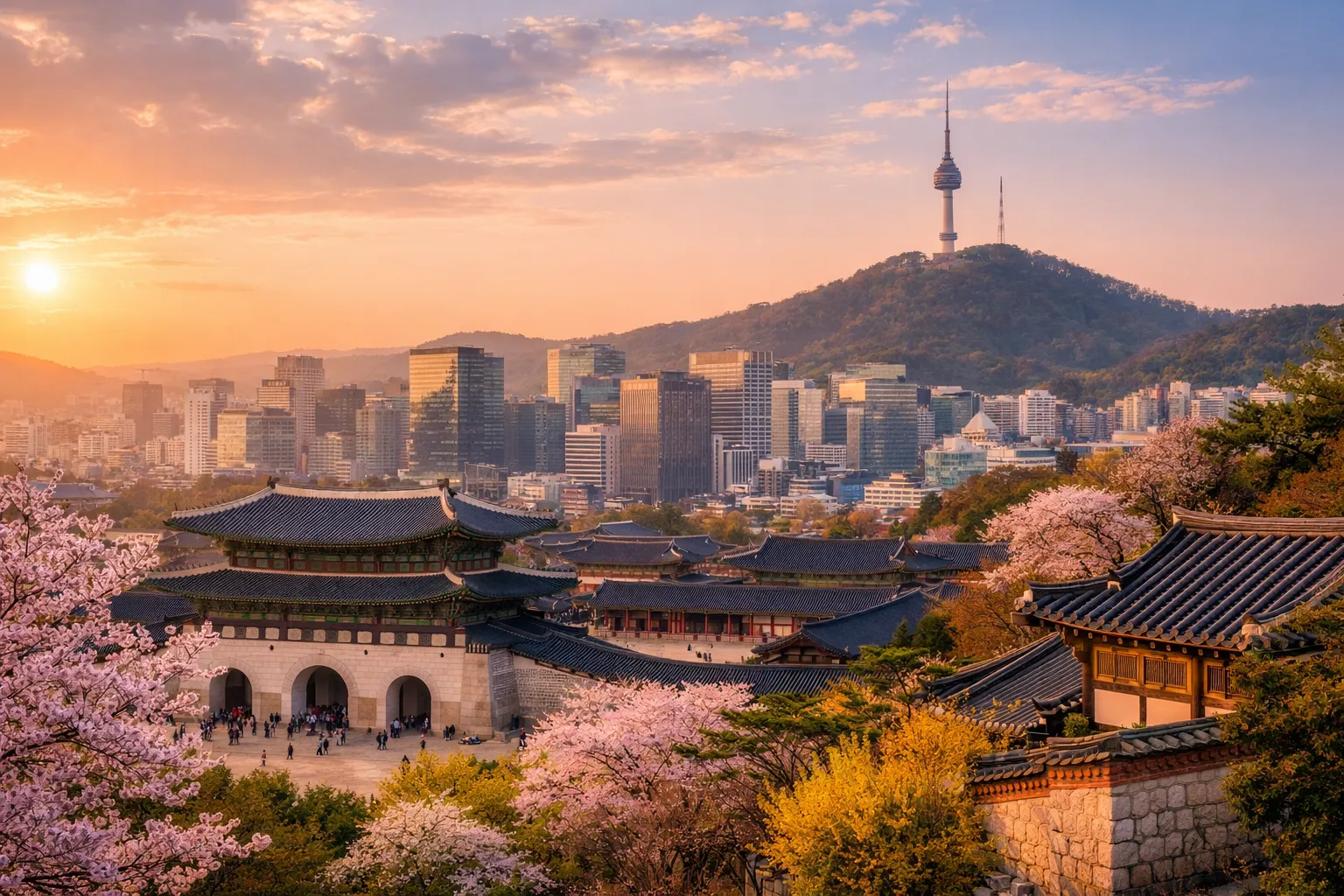 韓国旅行の魅力的な風景