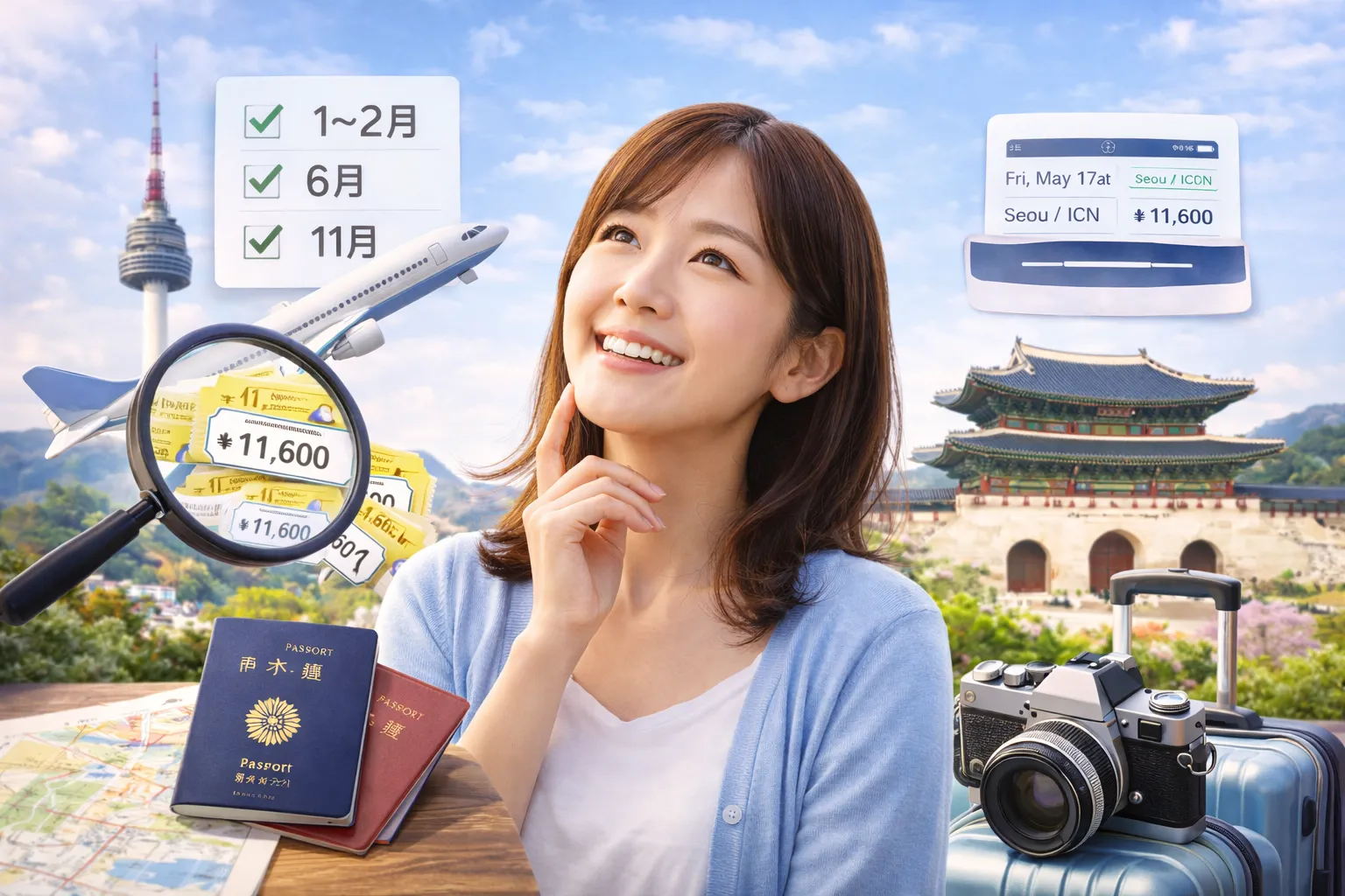 韓国旅行の計画