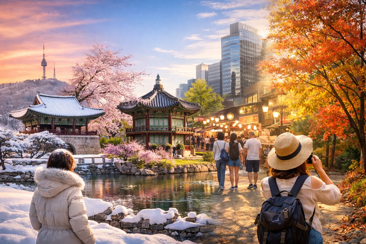 四季折々の韓国景色