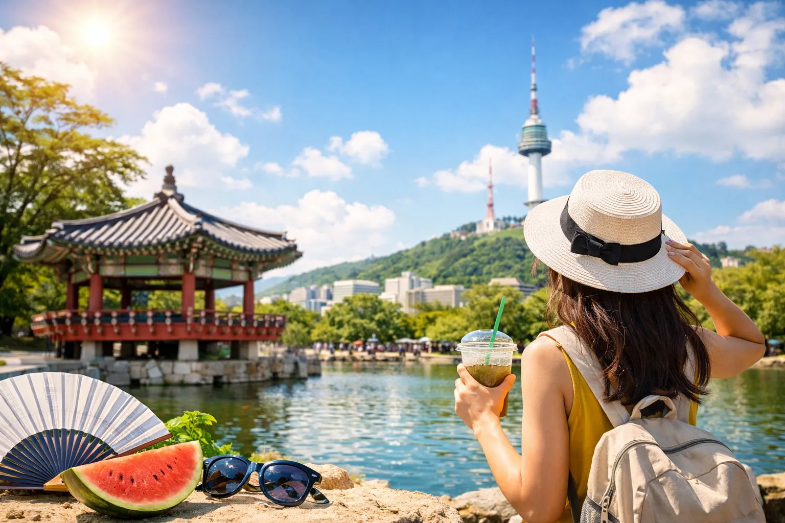 夏のソウル風景