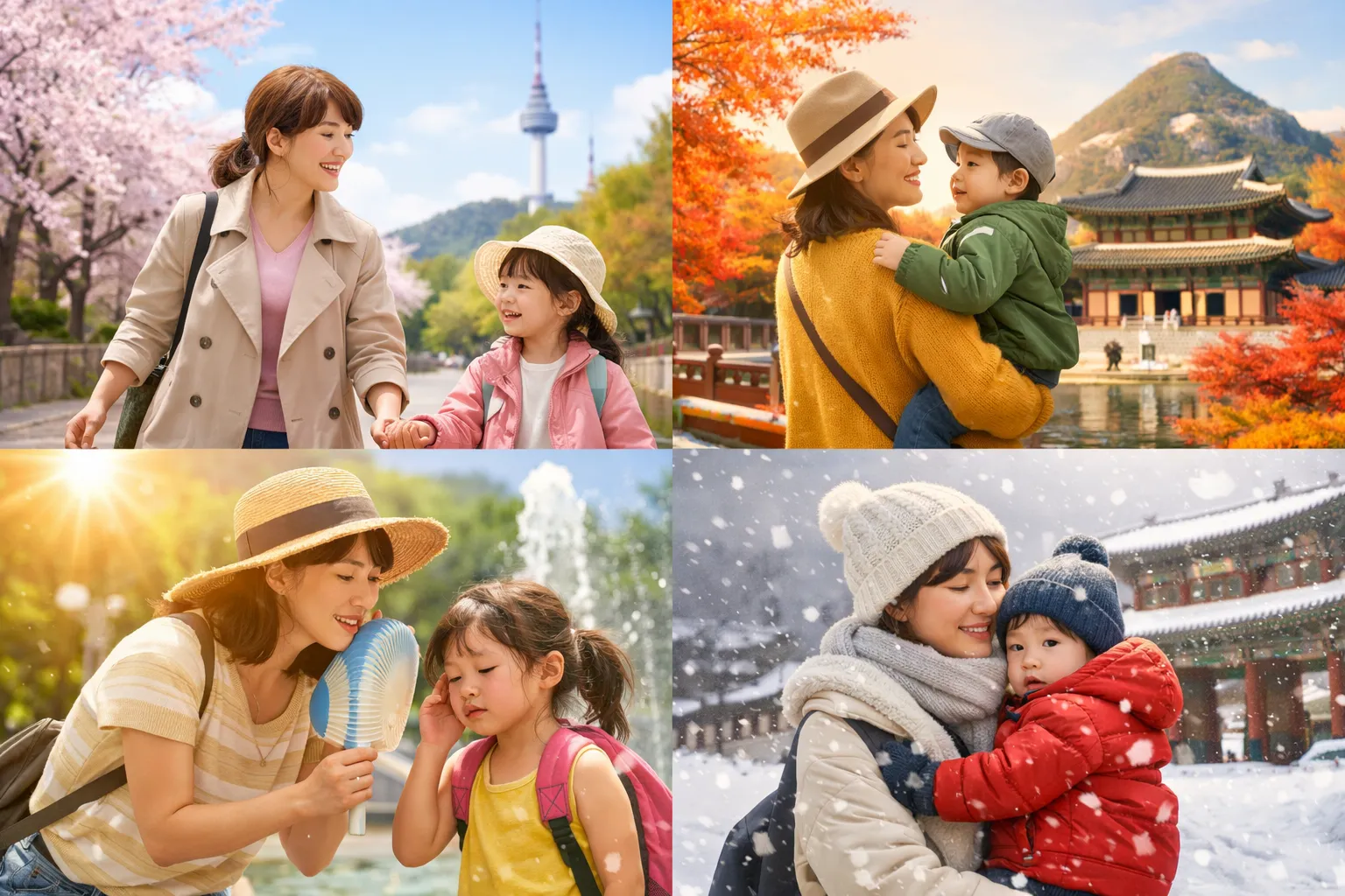 家族の四季折々の旅