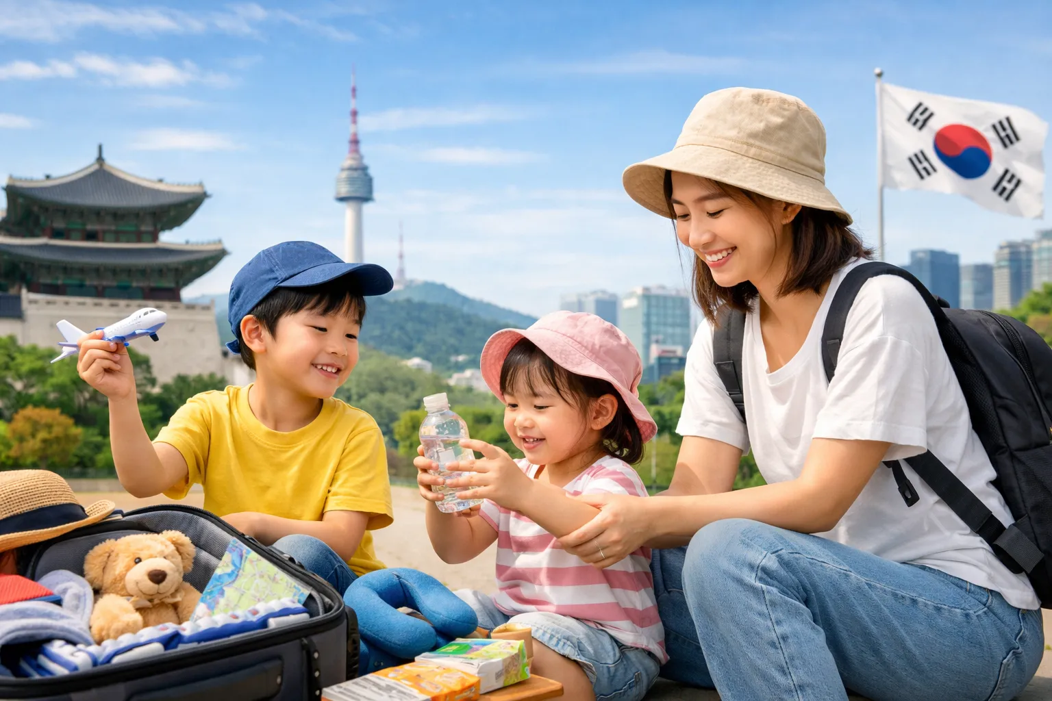 家族旅行と韓国の名所