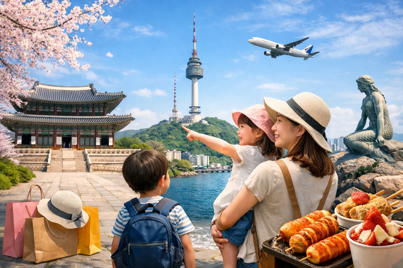 韓国の思い出と家族の一日