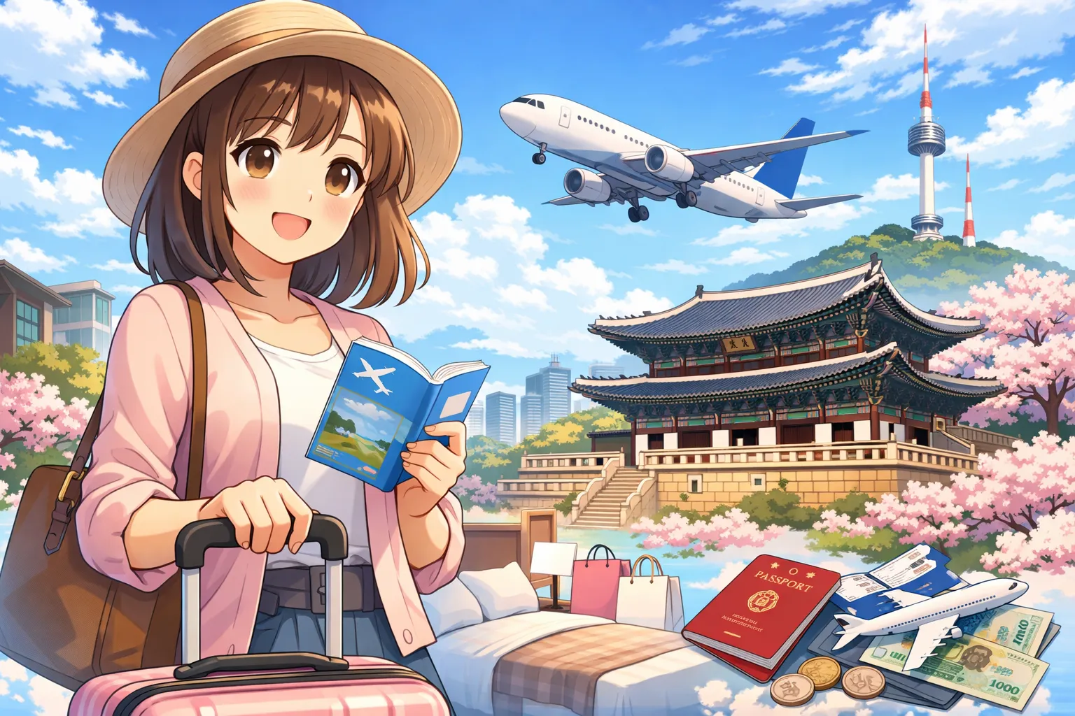 韓国旅行の準備が整った日