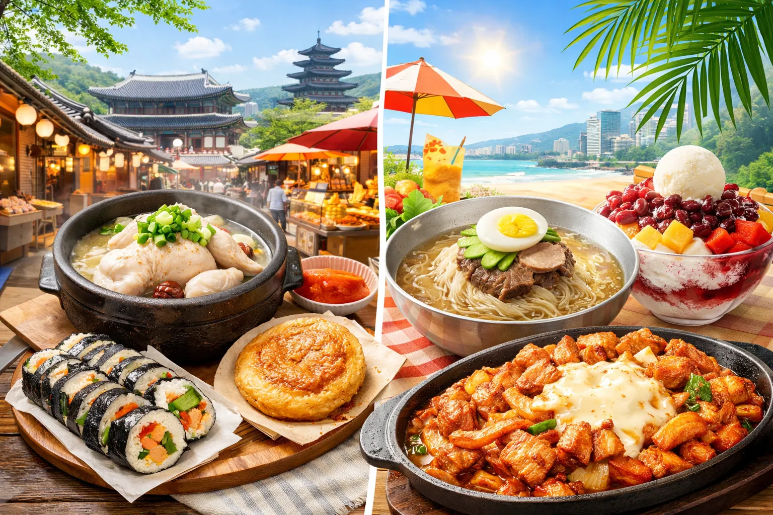 韓国旅行 グルメ決定版｜韓国旅行 食べ物は何を食べる？韓国旅行 5月・韓国旅行 7月の季節別おすすめ＆注意点