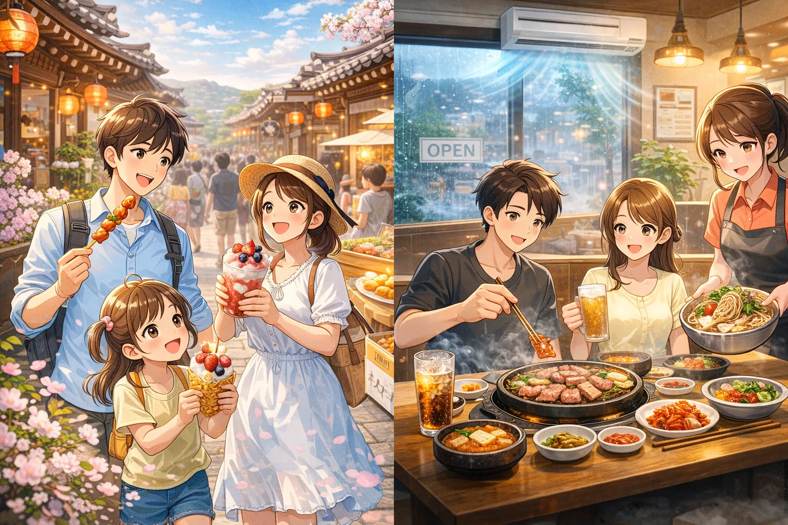 韓国の季節ごとの美食旅行