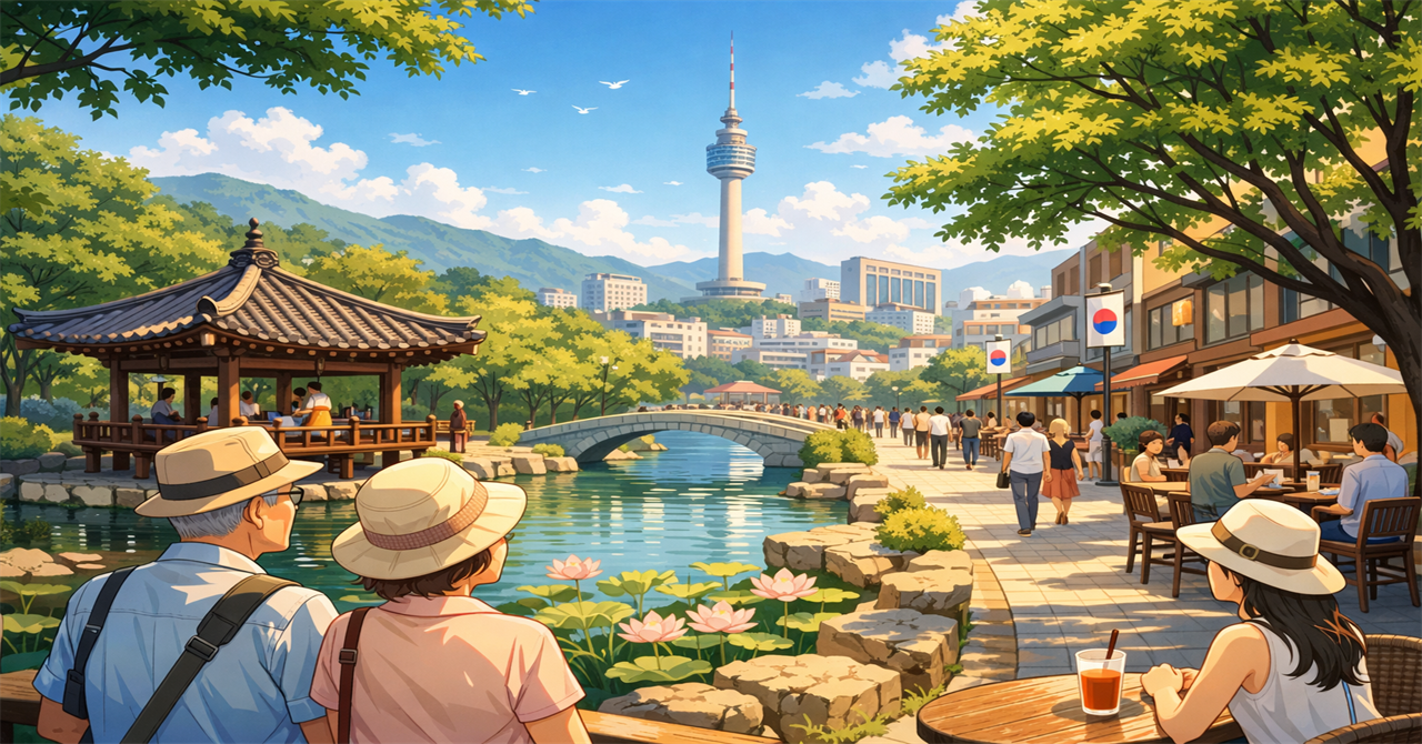 大邱の穏やかな一日