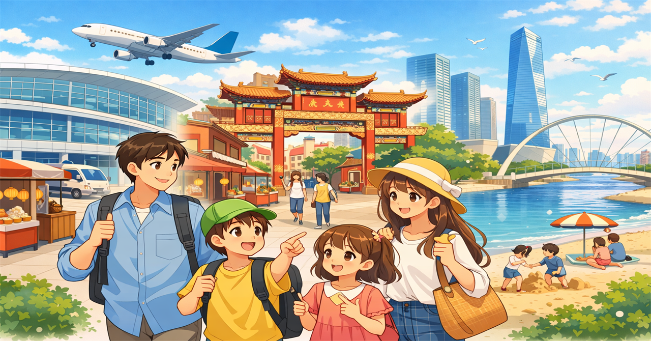 家族の冒険：仁川の旅
