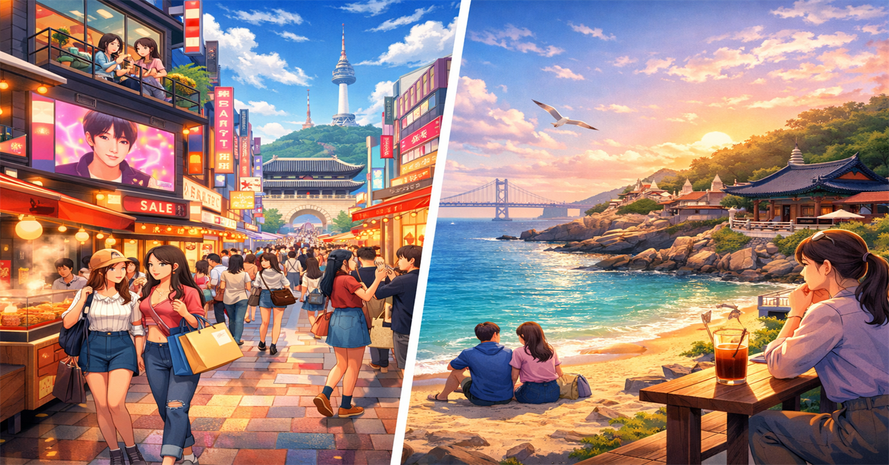 ソウルと釜山の空気感