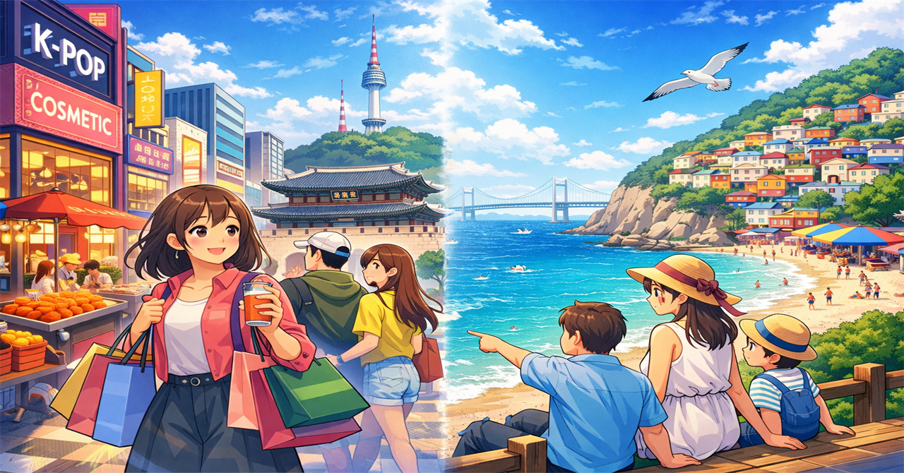 ソウルと釜山の選び方