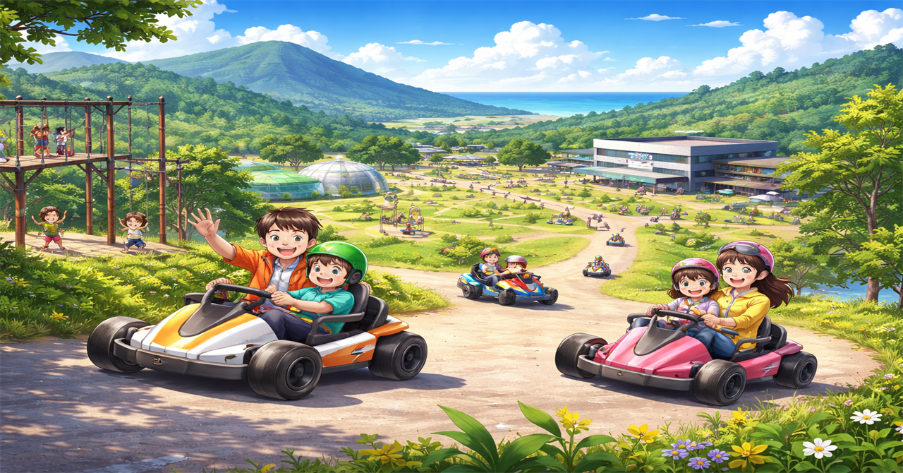 家族で楽しむ済州島の冒険パーク 