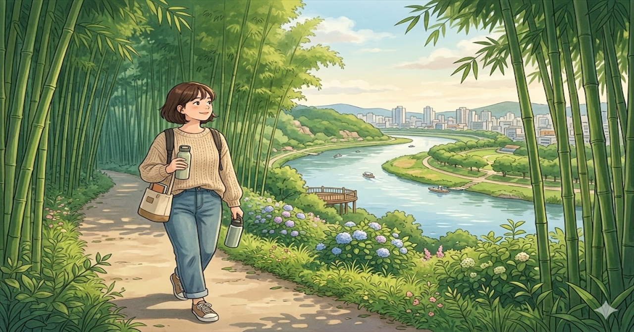 緑と川に癒やされる、蔚山の穴場時間